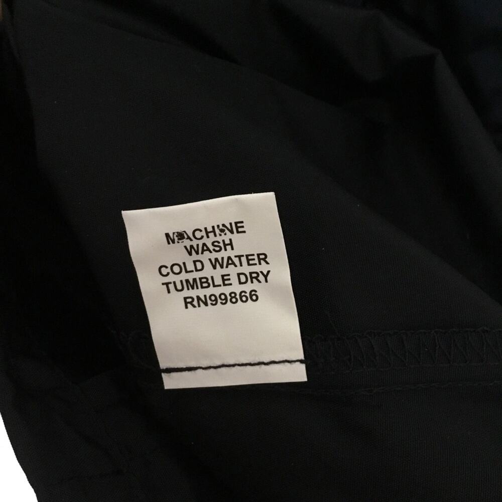 Navy Glossy Drawstring Trim Button-Down Coach Jacket - Picture 16 of 16